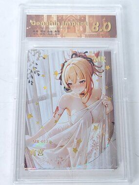 Yoimiya Dress Waifu Anime Trading Card Encased Genshin Impact Collection SLAB